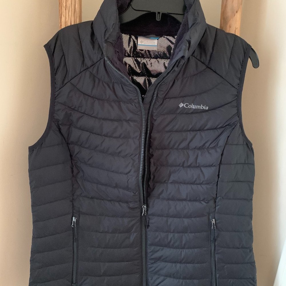 NWOT Columbia Womens Black Puffer Vest--LARGE